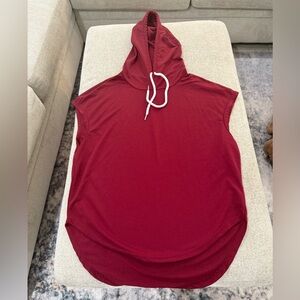 NWOT*** Women's Red Sleeveless Hoodie